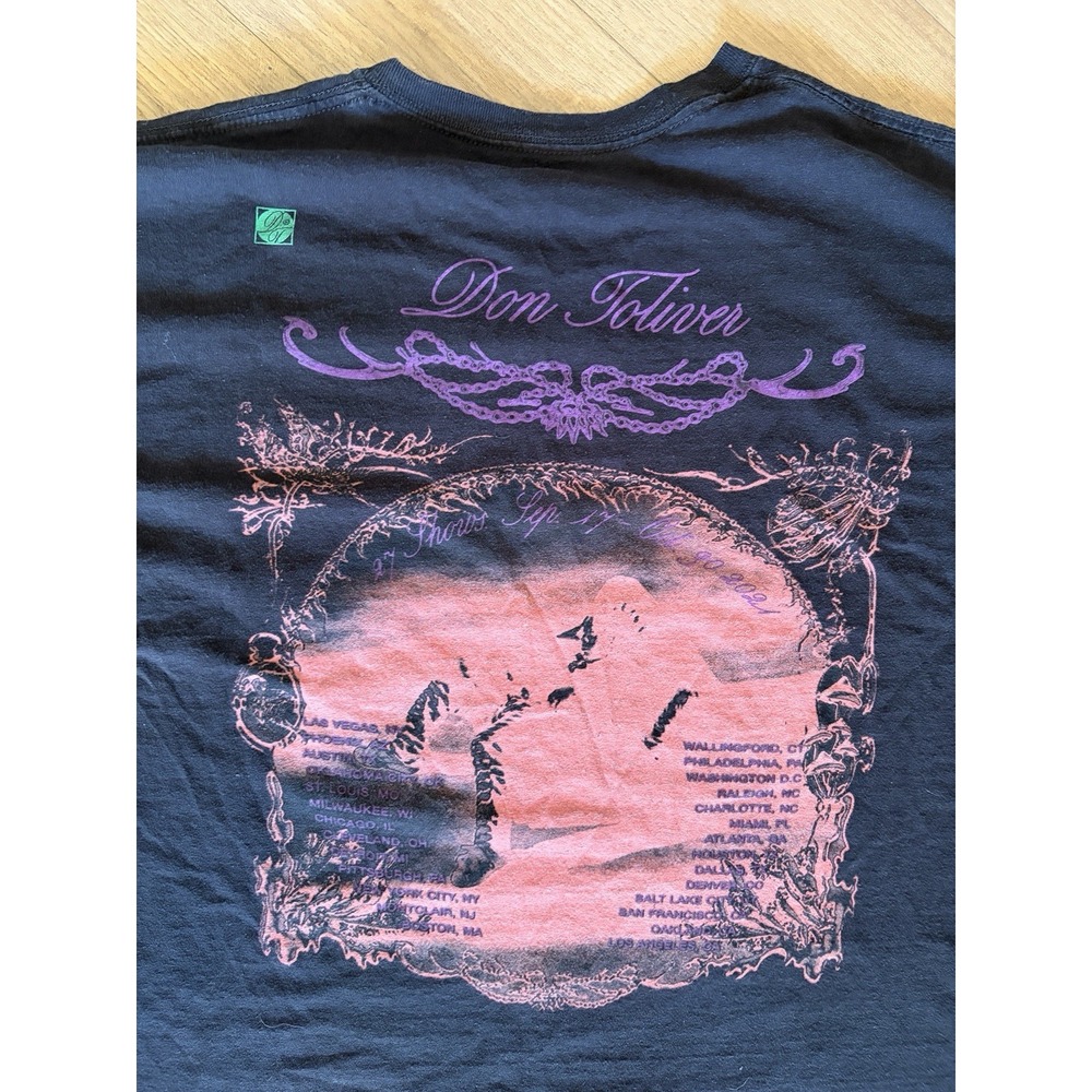 Official Don Toliver Life of a Don Concert Tour T-Shirt Black X- LARGE